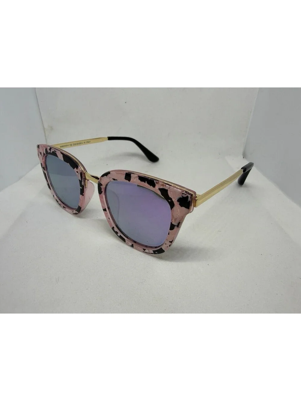 Merry's Merrys Girls Cat Eye Sunglasses 46-21-137 Sunglasses S7001 Pink Gold